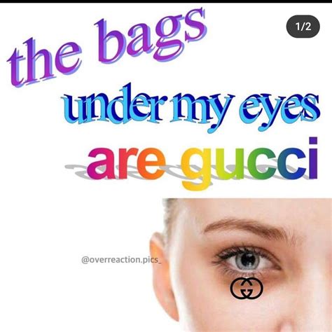 pink gucci bugs bummy slapping|Gucci bags under eyes.